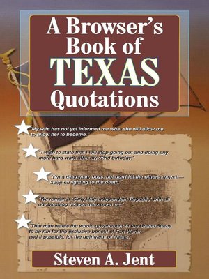 cover image of Browser's Book of Texas Quotations
